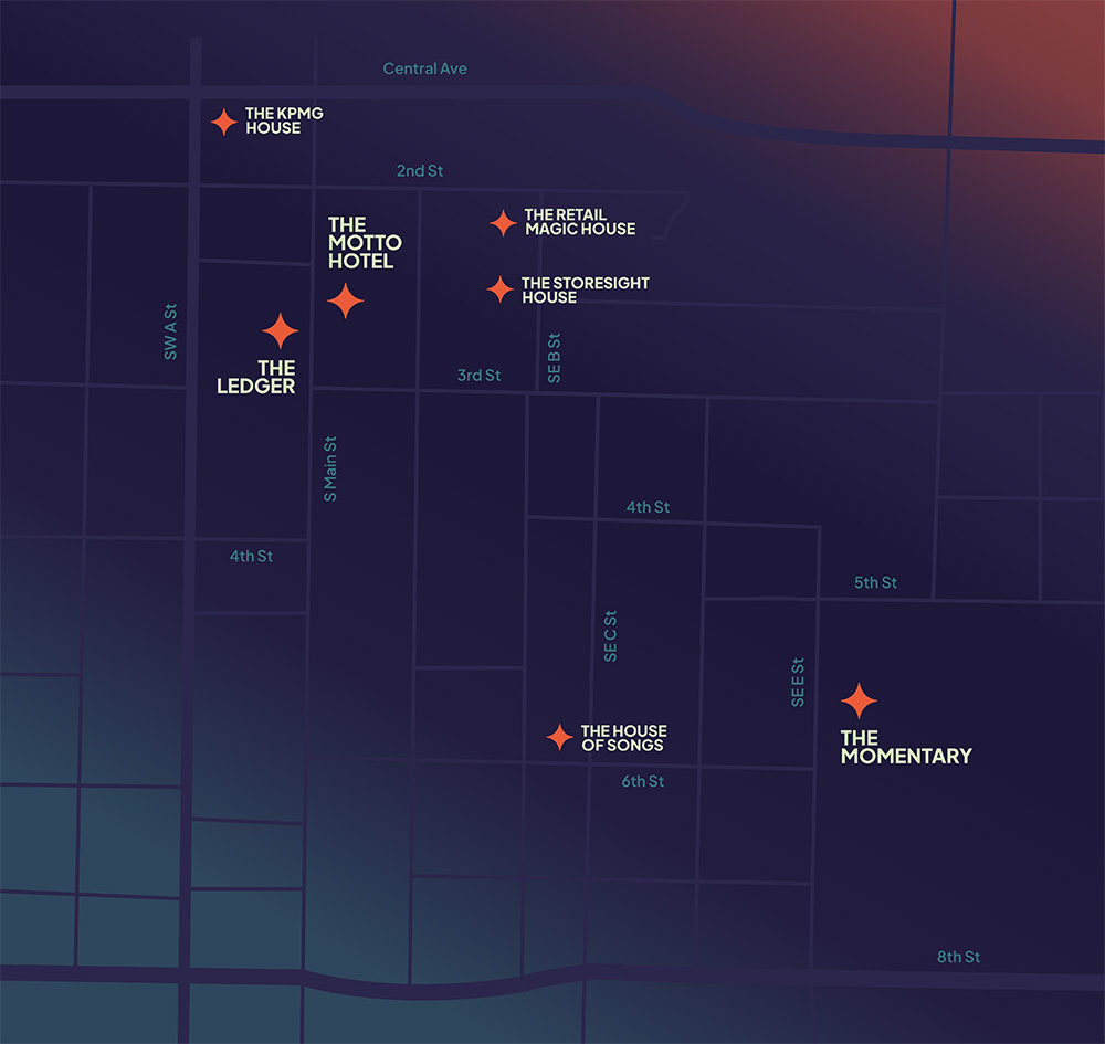 Map of Bentonville